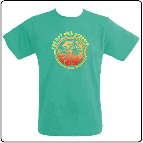 Red Hot Chili Peppers - Palm Trees (Green) HALF PRICE