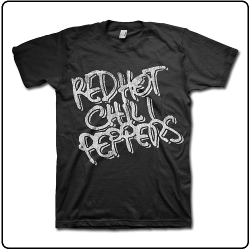 Red Hot Chili Peppers - Black & White Logo