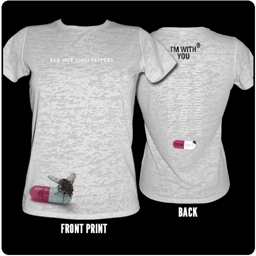Red Hot Chili Peppers - Album Tour - Girls White Burn Out