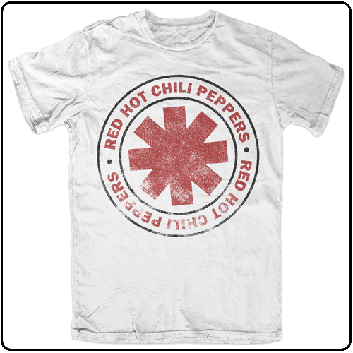 t shirt red hot chili peppers vintage