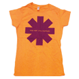 Red Hot Chili Peppers : Orange Girls Logo T