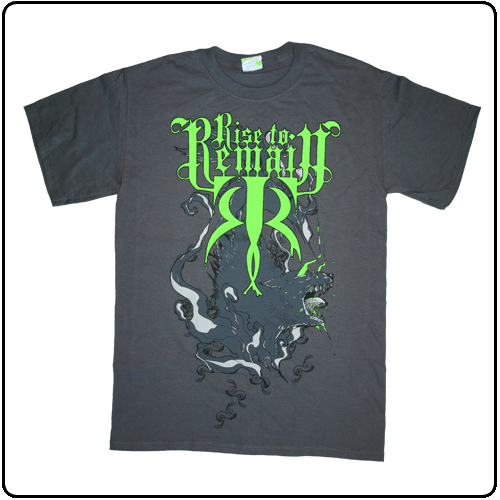 Rise To Remain - Green Logo (Charcoal)