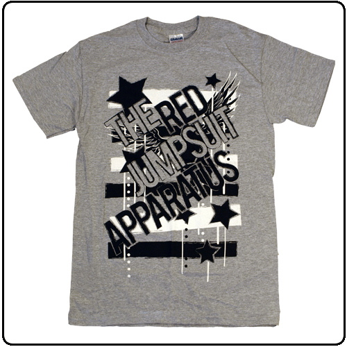 Red Jumpsuit Apparatus - Stars (Grey)