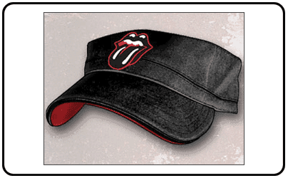 Rolling Stones - Tongue Logo Black ADJ Cadet
