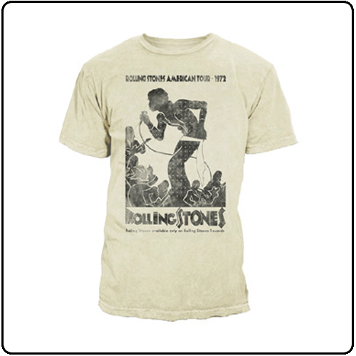 Rolling Stones - Vintage Tour Poster (Enzyme Washed)