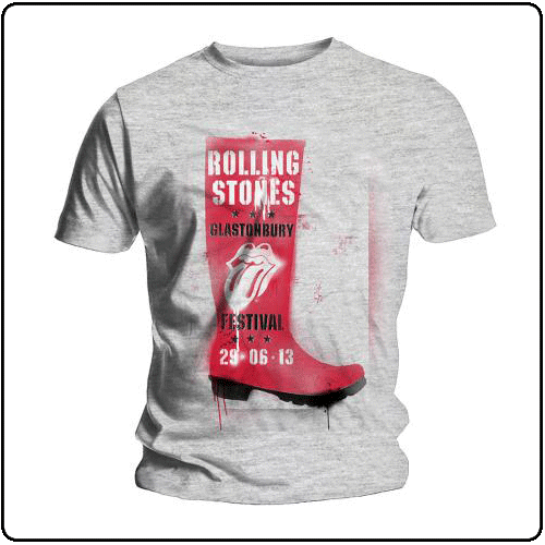 Rolling Stones - Glastonbury Red Wellie