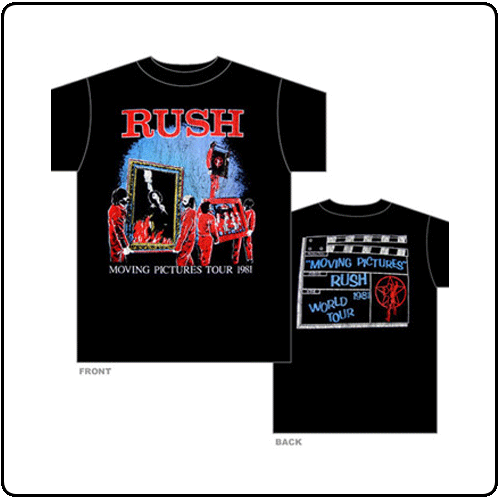 Rush - Moving Pictures Tour 1981 (XXL Only)