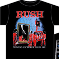 Rush : Moving Pictures Tour 1981 (XXL Only)