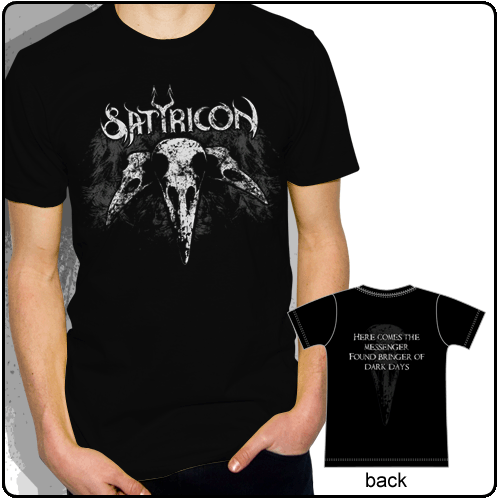 Satyricon - Crow Skulls (Black)