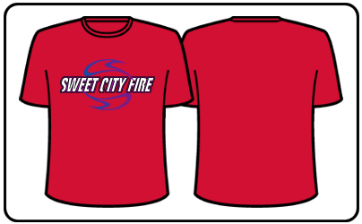 Sweet City Fire - Logo (Red)