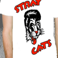 Stray Cats : 2-Line Logo White