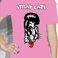 Stray Cats : 1-Line Logo (Pink) (Girls)