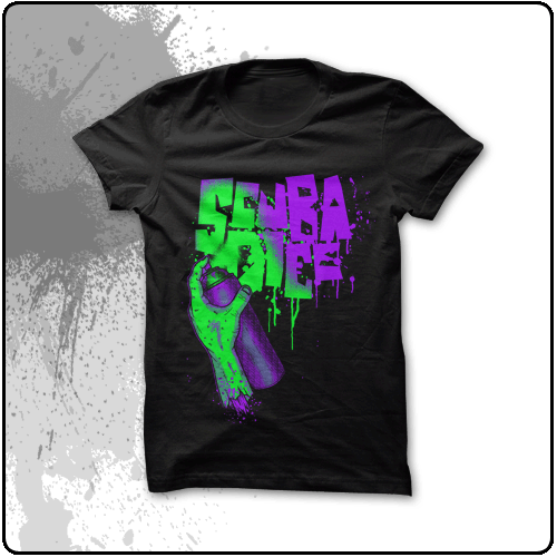 Scuba Dice - Spray Can (Black)