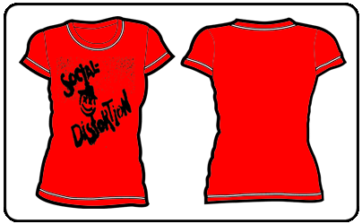 Social Distortion - X Face Red (Girls)