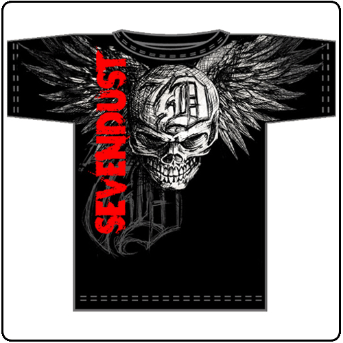 Sevendust - Wings Logo (Allover)