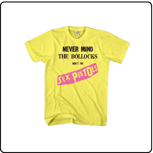 Sex Pistols - Yellow Nevermind the Bollocks Mens T (XXL Only)