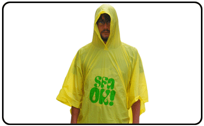 Super Furry Animals - SFA OK! Poncho (Lime)