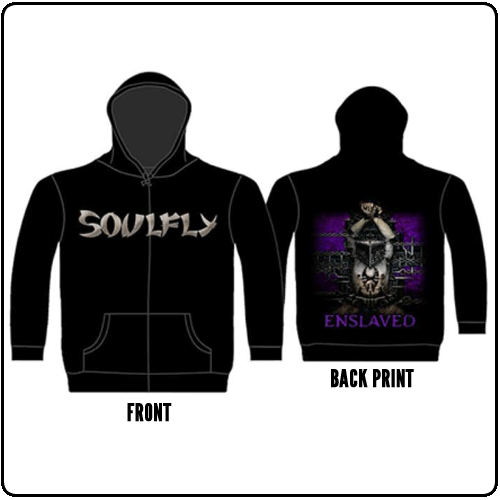 Soulfly - Enslaved - Black (Zipped)