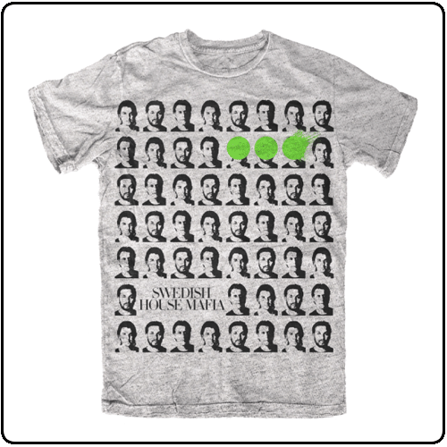 Swedish House Mafia - Multi Heads - Slim Fit (Heather Grey) S, M, L, XL