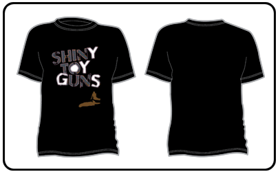 Shiny Toy Guns - Outline (Black)