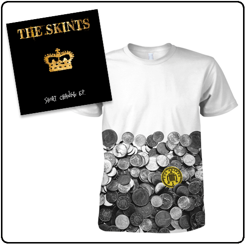 The Skints - Short Change EP & Pennypusher T-Shirt