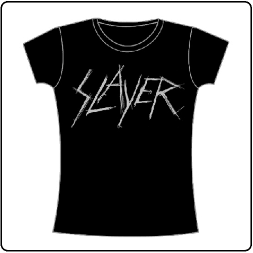 Slayer - Scratchy Silver Logo