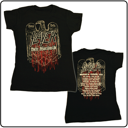 Slayer - Hate Worldwide UK Dates Skinny