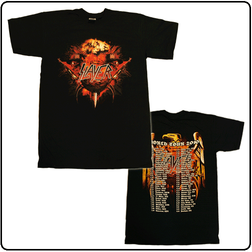 Slayer - Nazi Gun Explosion World Tour 2010 Dates