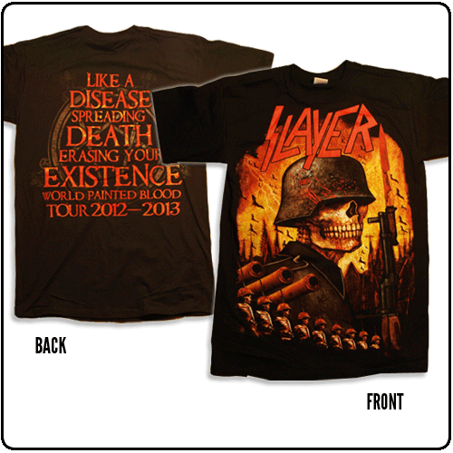 Slayer - World Painted Blood - Tour 2012-2013 (Black)
