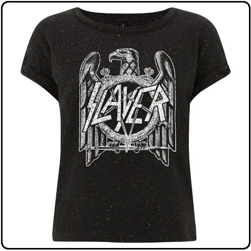 Slayer - Speckled Eagle (Womens Fitted)