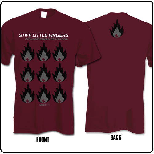 Stiff Little Fingers - Inflammable (Burgundy)