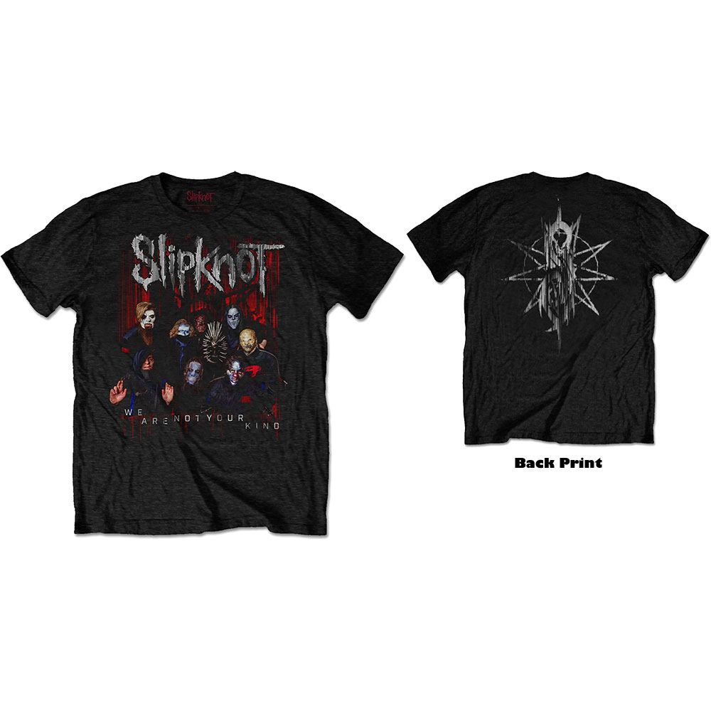 Slipknot Group Photo Männer T-Shirt schwarz Band-Merch Bands 