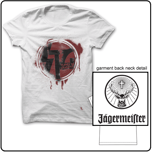 Slaves To Gravity - Spray Paint Logo (White)