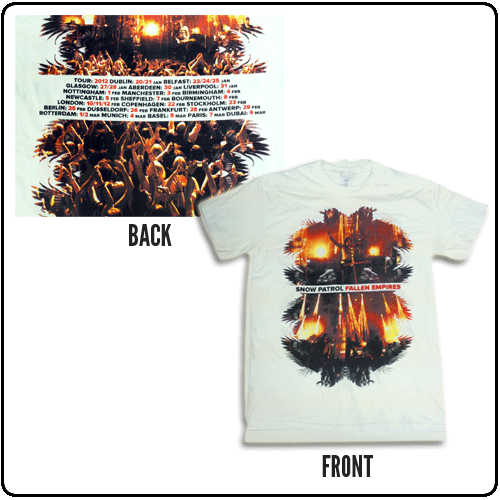 Snow Patrol - Fallen Empires Crowd Design White