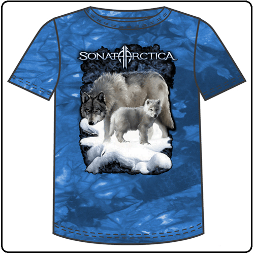 Sonata Arctica - Wolf (Blue Tie Dye)