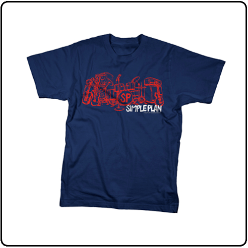 Simple Plan - Stage (Navy)