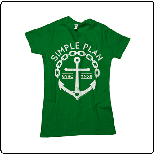 Simple Plan - Anchor - Kelly Green (Girls)