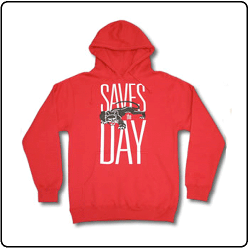 Saves The Day - Panther Red Hoodie