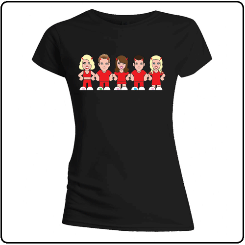 Steps - Devil Cartoon - Skinny Black (Girls)
