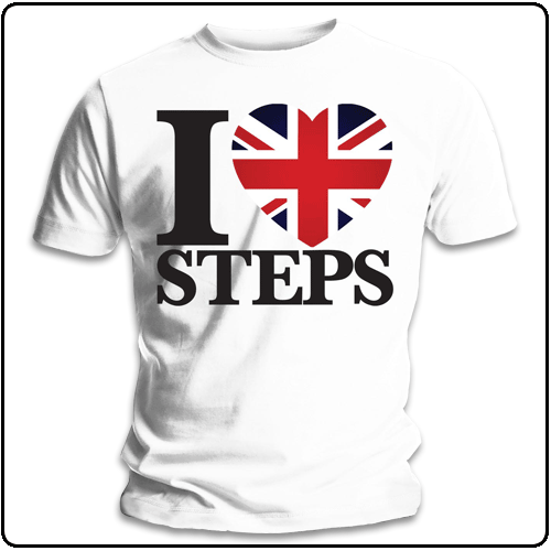 Steps - Union Jack Heart (White)
