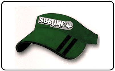 Sublime - Green Washed Visor