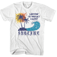 Sublime : White Lovin' Wave Mens Slim Fit Tee (XXL Only)