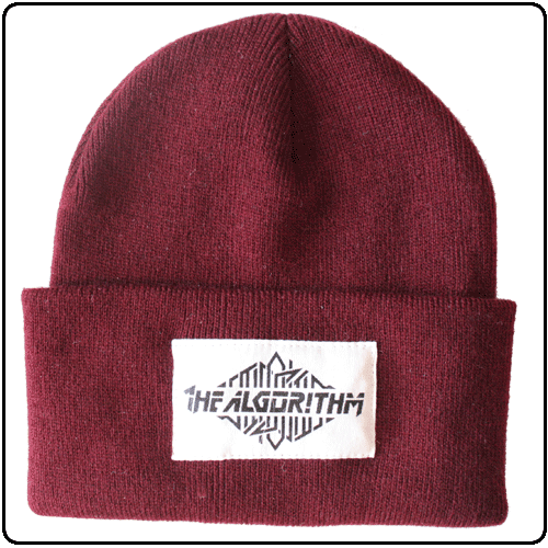 The Algorithm - Logo Beanie (Burgundy)