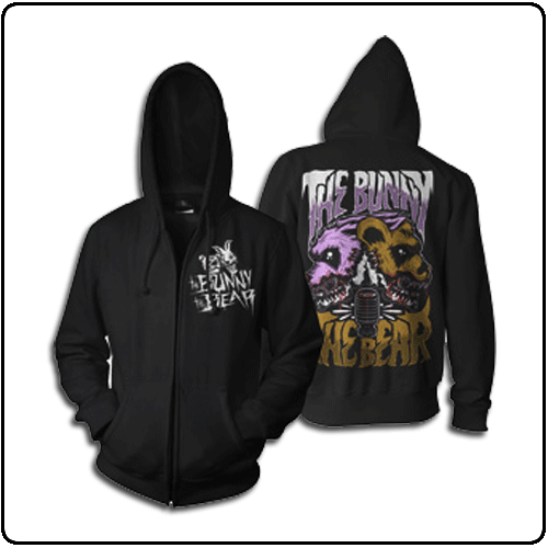 The Bunny The Bear - I'm Scared Now Hoodie