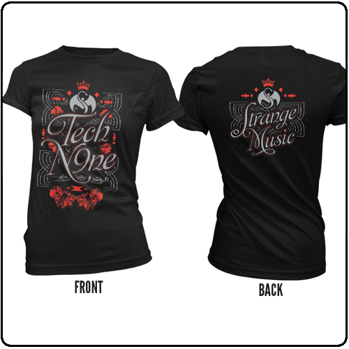 Tech N9ne - Floral (Black) - Girls