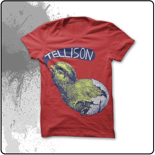 Tellison - Chick Jumbo Print (Red)