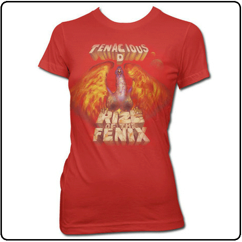 Tenacious D - Rize of the Fenix Cover (Red) - Girls