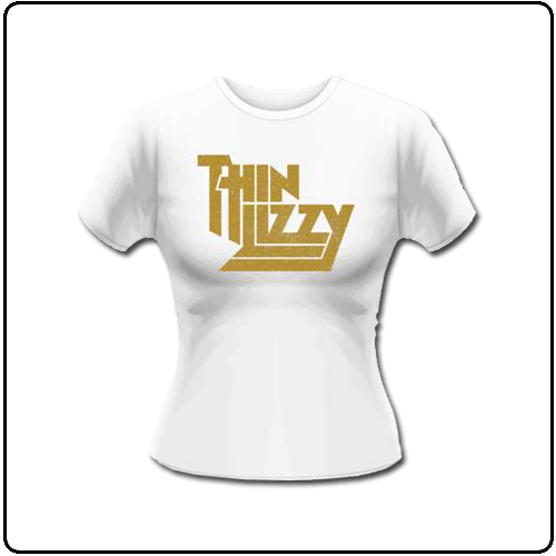 Thin Lizzy - Gold Sparkle Logo (girls)