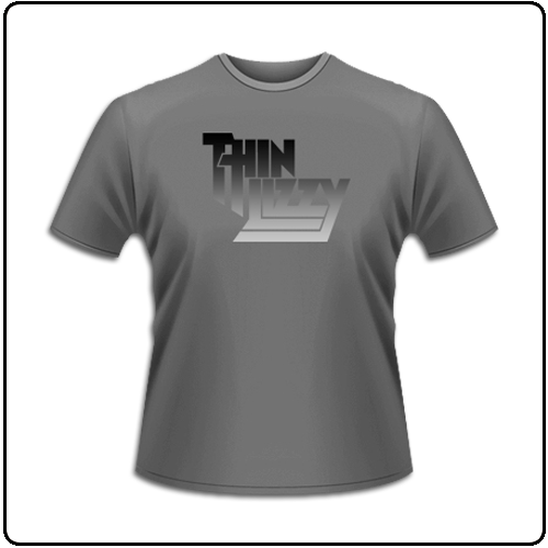 Thin Lizzy - Gradient Logo (Grey)