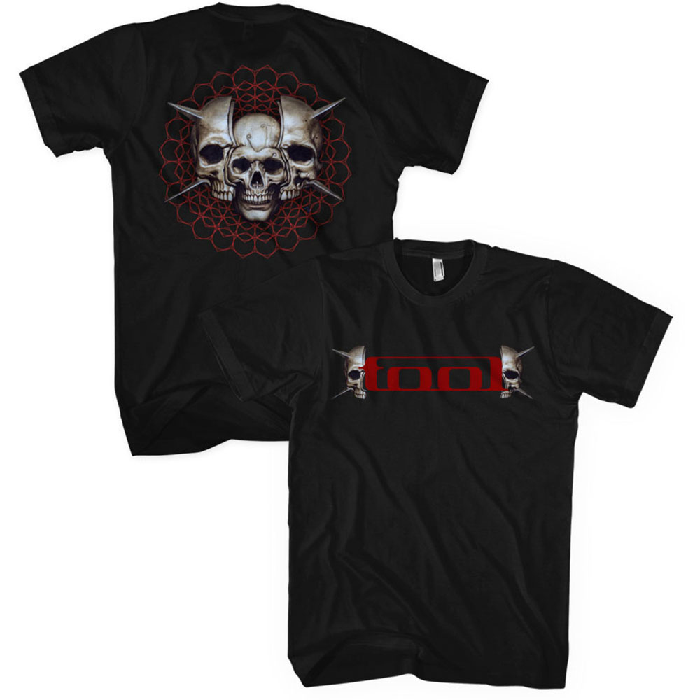 TOOL Skull Spikes Mens T Shirt Unisex Tee Official Licensed Band Merch